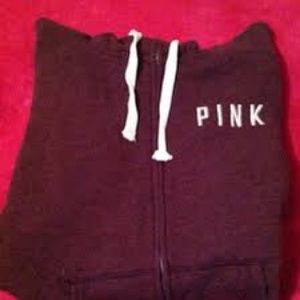 Vs pink zip up