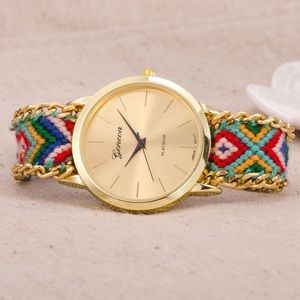 NWOT Friendship Bracelet Watch