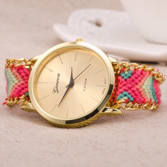 NWOT Friendship Bracelet Watch