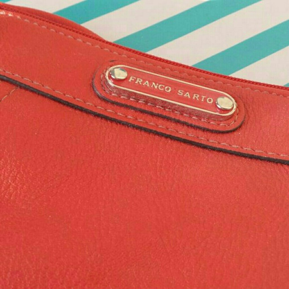 Franco Sarto poppy red wristlet