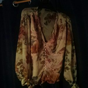 Flowered blouse
