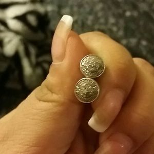 **** RESERVED....925 diamond earrings