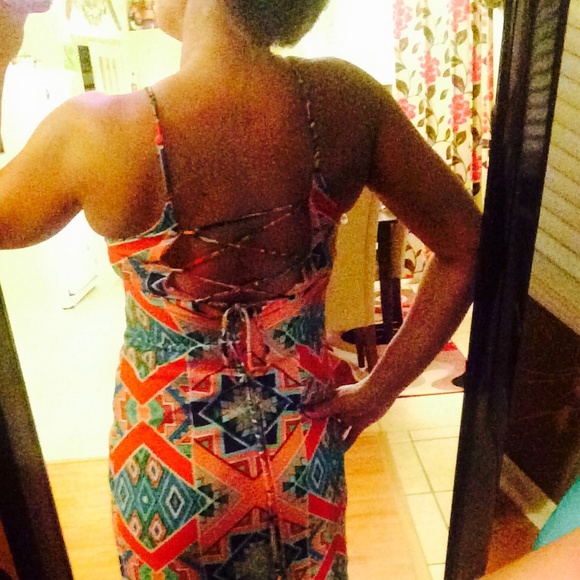 Aztec Print Maxi - Picture 4 of 4