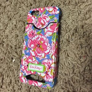 Lilly Pulitzer phone case with card slot