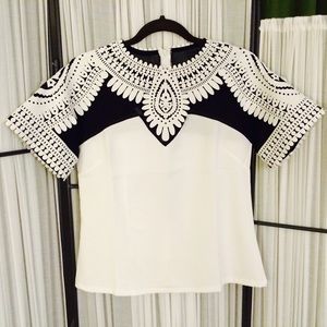 Black & white top