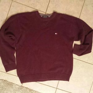 Mens Burgundy sweater