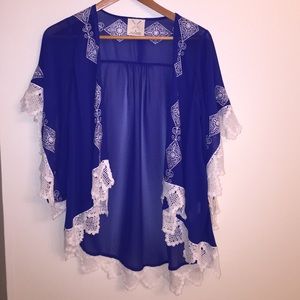 Urban Outfitters Blue Shawl