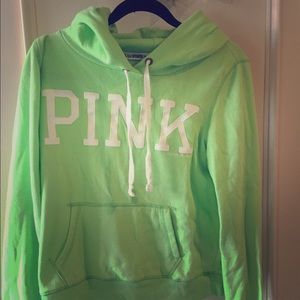 Green hoodie