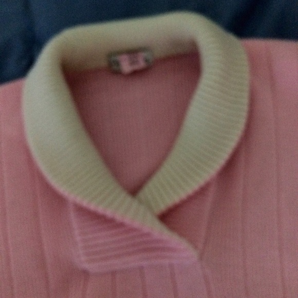 Alan Austin. Pink Sweater - Picture 1 of 3