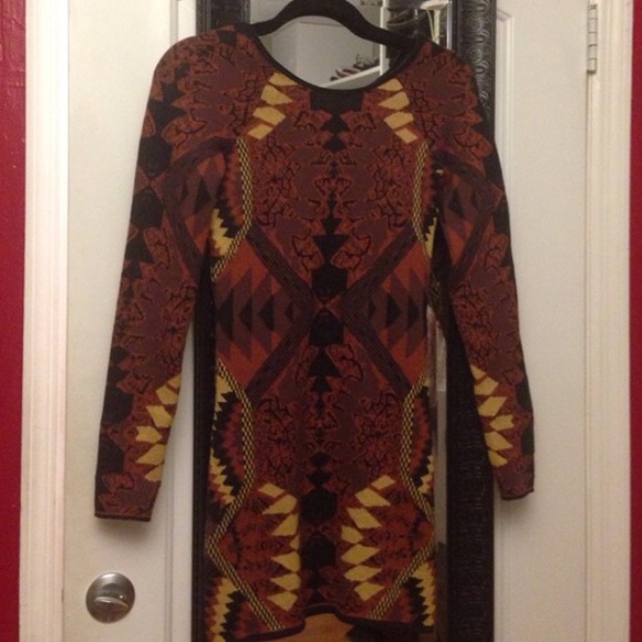 Free People Huntress of Man Geo Sweater Dress SOLD - Picture 4 of 4