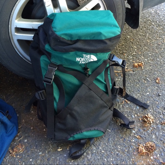 The North Face hiking backpack