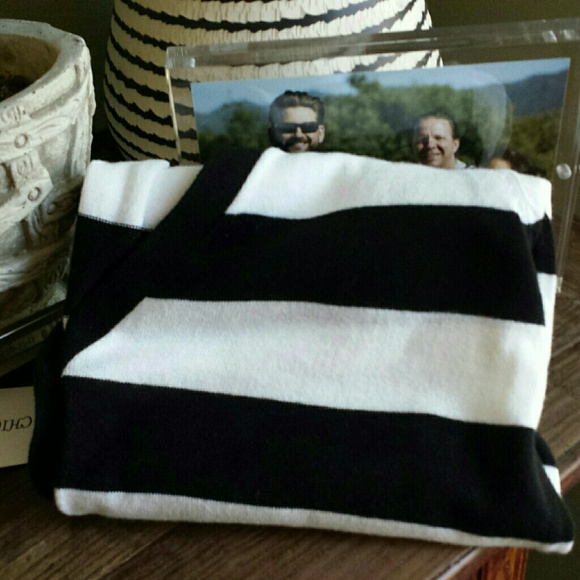 RESERVED Striped V-Neck Cardi - Picture 4 of 4