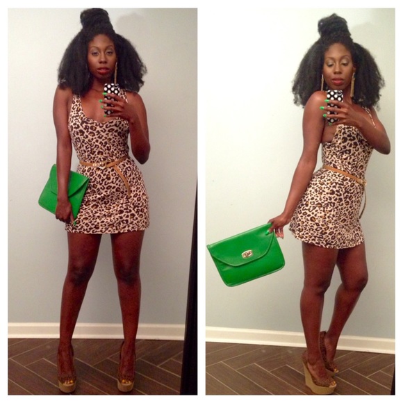 Dresses & Skirts - Leopard Print & Ruffle Dress Bundle
