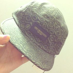 Army print 5 panel obey hat. NWT.