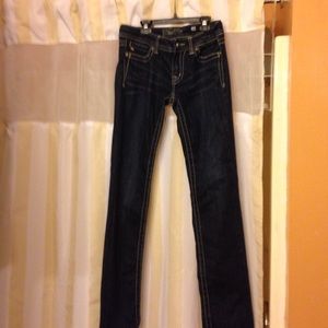 MissMe cross on back pocket denim - SIZE 28.