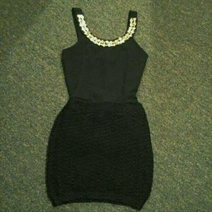 Bundle black top+ skirt