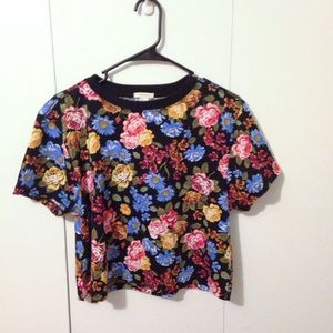 Forever 21 Floral Croptop