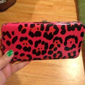 Cheetah wallet clutch