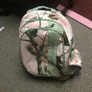 Pink Hunting Camo backpack