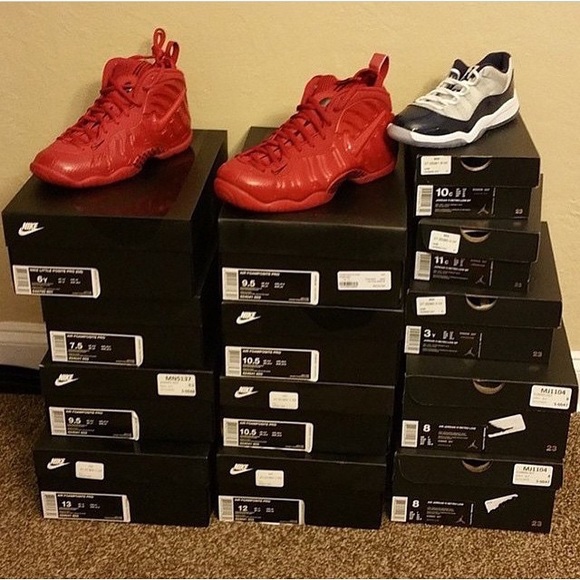 GYM RED FOAMS AND GT 11s YOUTH AND MEN SIZES