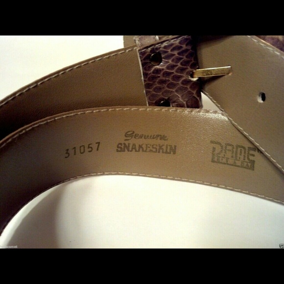 Vintage Dame Real Snake Skin Belt