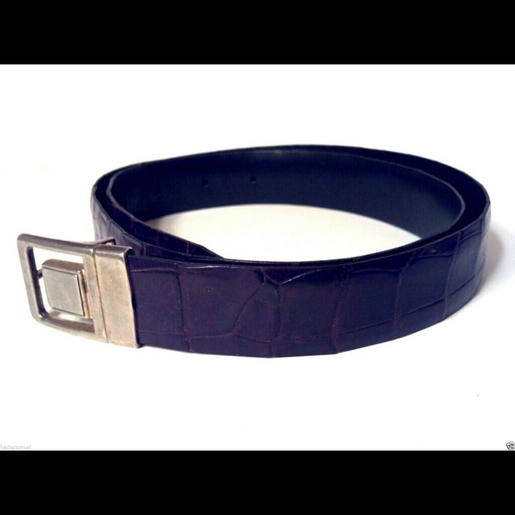 Vintage Taner Real Crocodile Belt - Picture 2 of 4