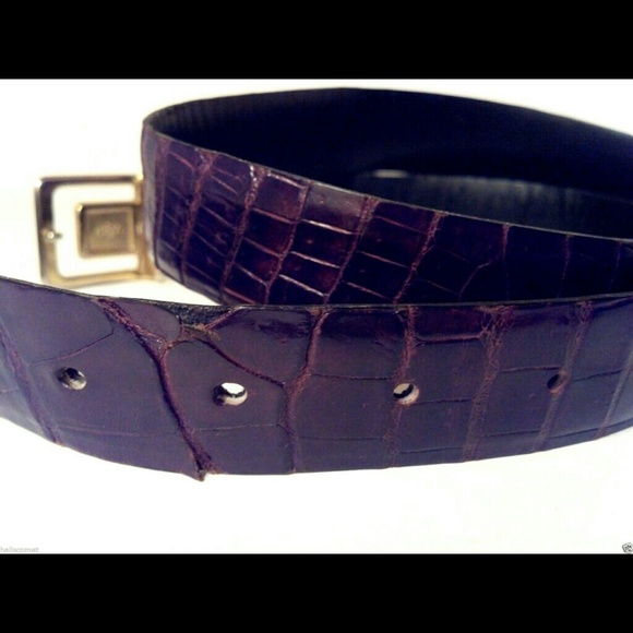 Vintage Taner Real Crocodile Belt - Picture 4 of 4