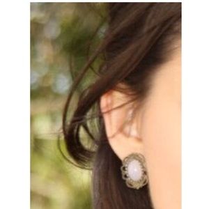 Vintage Lace Pink Earrings