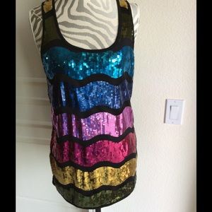 Gorgeous PRELOVED SEQUIN TOP!