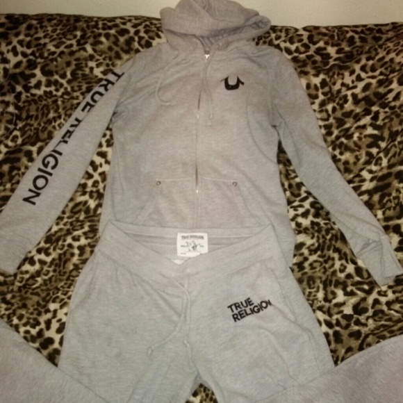 True religion sweat suit