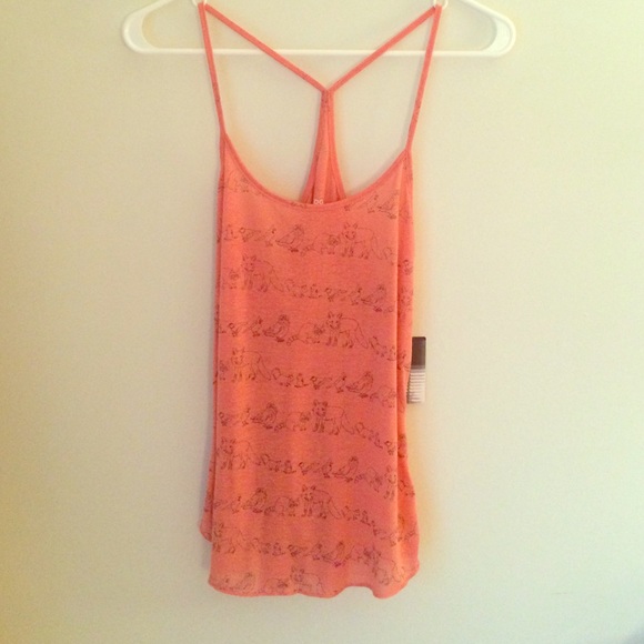 Urban Outfitters Coral Wildlife Tank