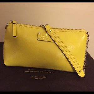 🚫SOLD🚫Kate Spade yellow Wellesley Byrd  bag