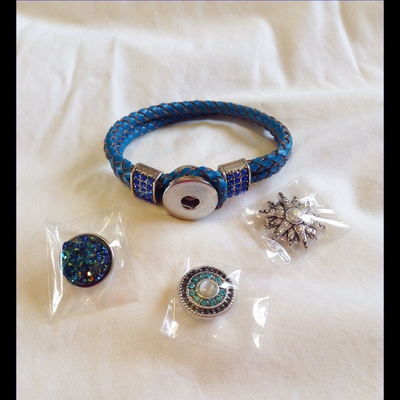 Leather Interchangeable Bracelet NWOT