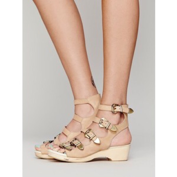 Free People Silver Lining Clog