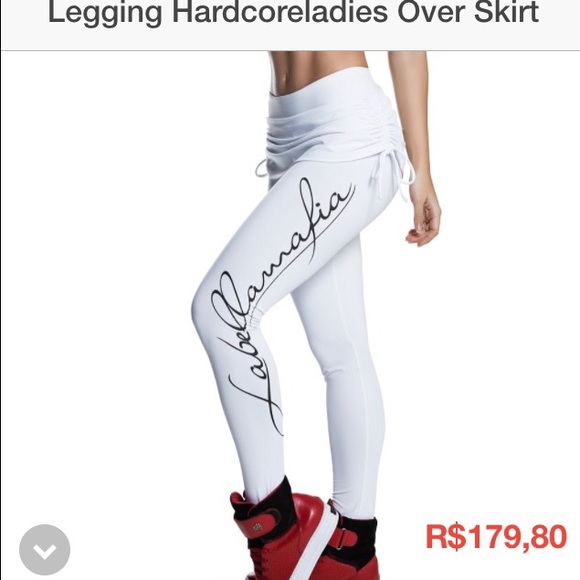 Labellamafia over skirt legging withe black print - Picture 2 of 4