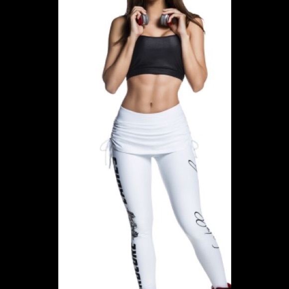 Labellamafia over skirt legging withe black print - Picture 3 of 4