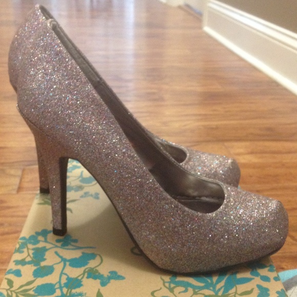Multi-color glitter heels! 3-inch!