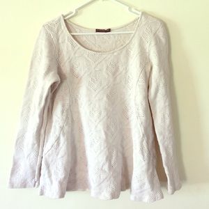 Brandy Melville: Off white long sleeved sweater