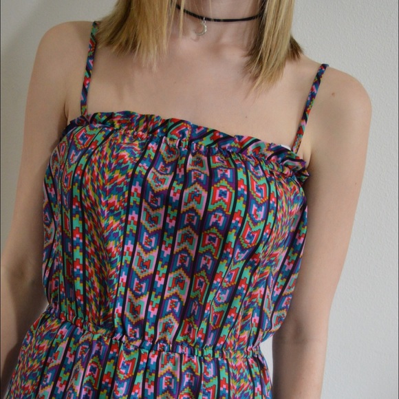 Geometric Rainbow Playsuit - Picture 2 of 2