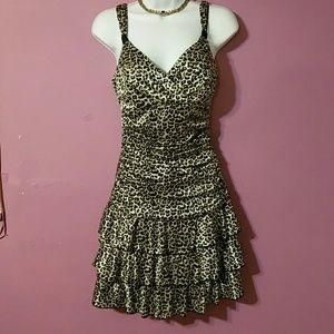 LEOPARD  PRINT DRESS SUPER HOT