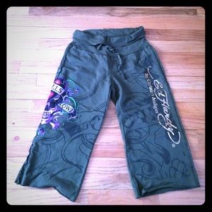Ed hardy olive green Capri