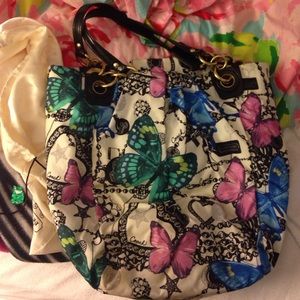 Coach butterfly tote