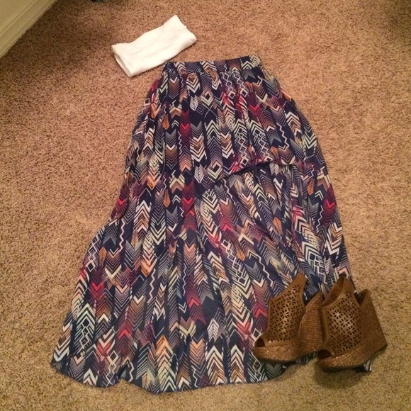 Aztec Hi-Low skirt