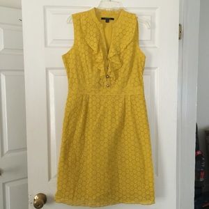 Chadwick's yellow dress cutout overlay size 12