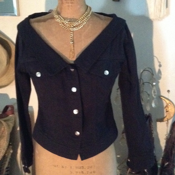 DKNY Decolte Jean Jacket