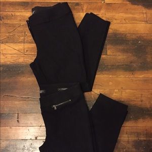 2 pair of size 4p cropped Loft dress pants