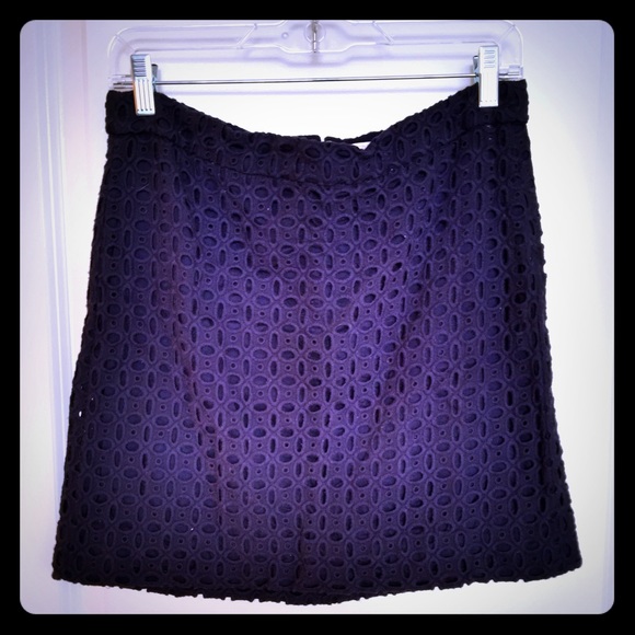 J.Crew Factory Eyelet Mini Skirt