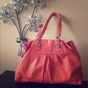 Coral Coach handbag!