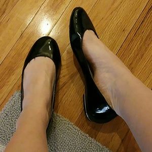 BLACK Patent Leather flats