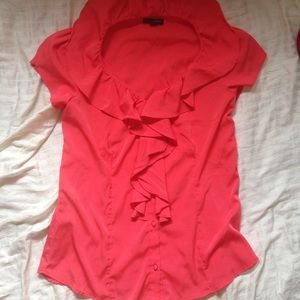 Banana Republic Flowy Short-Sleeve Blouse